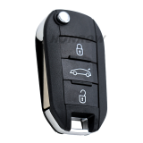 For Peugeot 3 button remote key blank with VA2 blade