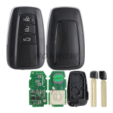 For Toyota 3 button RAV4 Avalon Lonsdor FT11-H0410C Smart Keyless Go Remote Key Board with 433.58/434.42MHz 8A P4 :91 00 AA AA         91 00 A9 A9