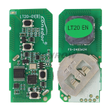For Toy 2 button Smart Card 433MHz  ID74 chip FSK  F433 Board CHIP: ID74-WD04 89904-0F010  B75EA 89904-47190 B74EA