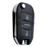 For Peugeot 3 button remote key blank with VA2 blade