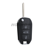For Peugeot 3 button remote key blank with VA2 blade