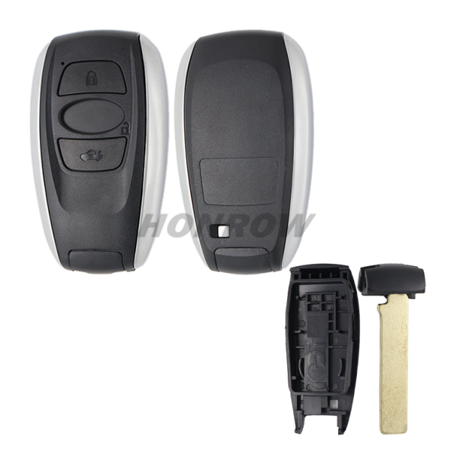 For Subaru 3 button remote key shell with blade