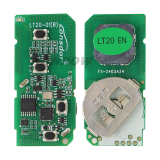 For Toy 2+1 button Smart Card 314.3MHz  ID71 chip FSK  0140 Board CHIP: ID71-WD02
