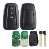 For Toy Camry 3 button DENSO 14FCC Smart Key with 433 /434MHz FSK 0410  CHIP: P1=A9 DENSO 14FCC