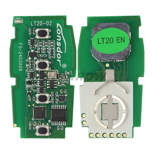 Lonsdor LT20-02 Smart Key 4 button with key shell 8A+4D Adjustable Frequency For Subaru  5801 7000 Support K518 & K518ISE & KH100+ Board: 231451-7000   P4(91 00 F3 F3)   FSK  433.92MHz  /   231451-580