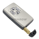 For Toyota 4 button Smart Key with 433.92MHz ASK Board No. 0780  ID71 CHIP: P1=94