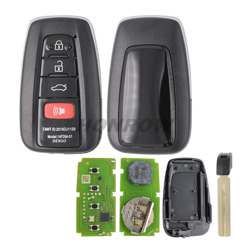 Xhorse VVDI for Toyota 4 button XM Smart Key XSTO00EN Universal Remote Key Support Renew and Rewrite for Toyota Work for Plus Max VVDI2 VVDI Mini