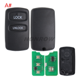 For Mitsubishi 2/3 buttons remote key with 433MHZ OUCG8D-525M-A         Fitment:  For Mitsubishi Eclipse 2002-2005 For Mitsubishi Endeavor 2002-2005 For Mitsubishi Eclipse 2002-2005 For Mitsubishi Lancer 2002-2007 For Mitsubishi Montero Sport 2002-2007 For Mitsubishi Outlander 2002-2007
