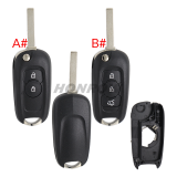 For Opel 2/3 button Flip Folding remote key case