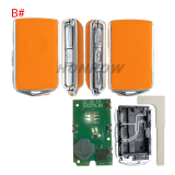 Copy For High quality Leather Volvo Smart Key 3+1 button with 433MHz H Chip  RF430 / 8A / H CHIP FCC ID: YGOHUF8432 IC:4008C-HUF8432 Model:HUF8423