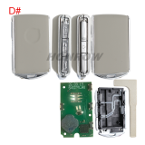 Copy For High quality Leather Volvo Smart Key 3+1 button with 433MHz H Chip  RF430 / 8A / H CHIP FCC ID: YGOHUF8432 IC:4008C-HUF8432 Model:HUF8423