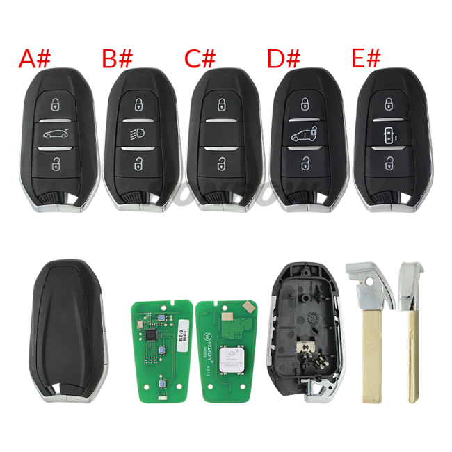 KEYDIY ZB66-3 smart key Universal KD Smart Key Remote for KD-X2 KD-X4 KD-MAX Car Key Remote Fit More than 2000 Models