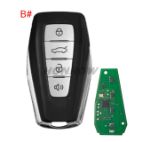 KEYDIY ZB69-4 smart key For Chery Jetour Style Universal KD Smart Key Remote for KD-X2 KD-X4 KD-MAX Car Key Remote Fit More than 2000 Models