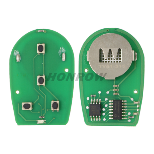 For To 2+1 button remote key with 315mhz