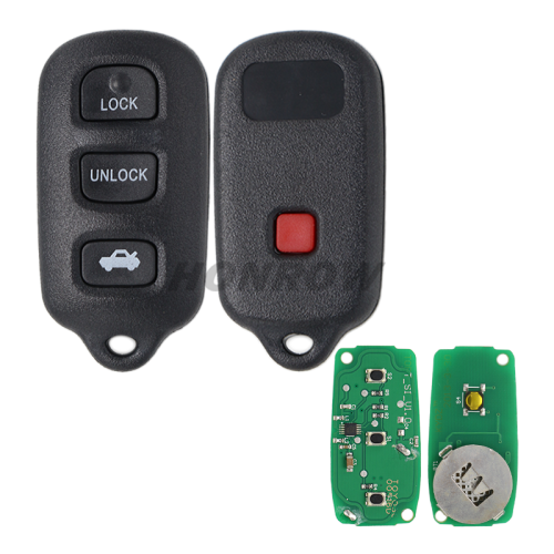 For To 3+1 button remote key with 314.4mhz  FCC:HYQ12BBX-314.4mhz HYQ12BAN -314.4mhz HYQ1512Y--314.4mhz the 3 model, same remote