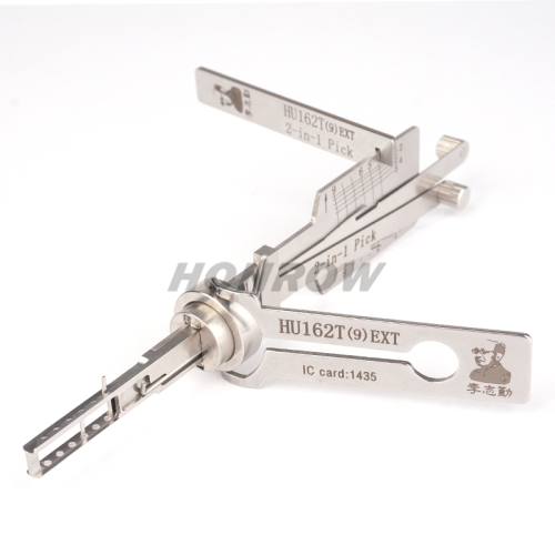 Original Lishi HU162 (T9)  EXT 2 In 1 for Audi  lock pick and decoder     genuine !