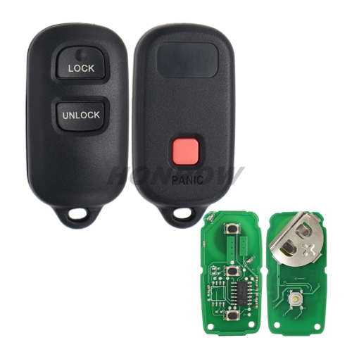 For To 2+1 button remote key with 314.4mhz  FCC:HYQ12BBX-314.4mhz HYQ12BAN -314.4mhz HYQ1512Y--314.4mhz the 3 model, same remote