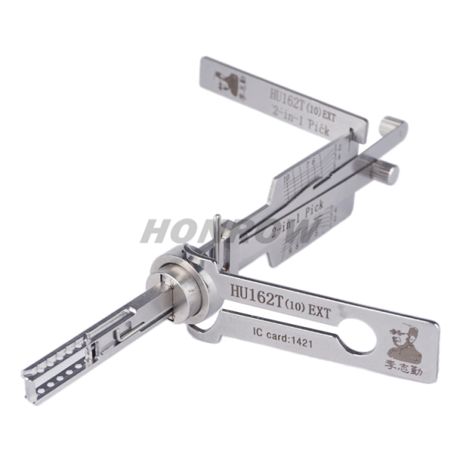 Original Lishi HU162T(10) EXT 2 In 1 lock pick and decoder     genuine !used for Audi