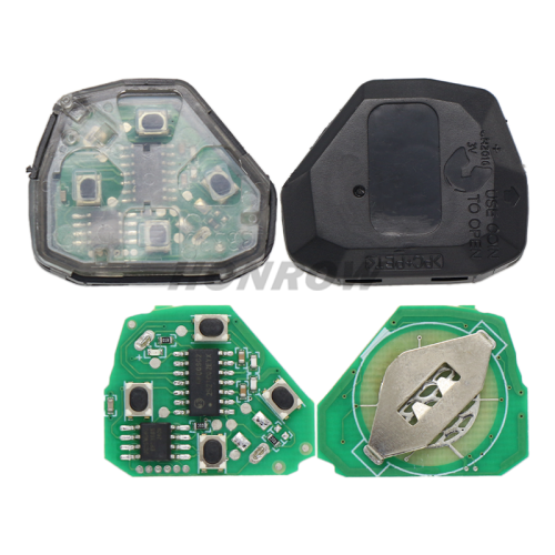 For Toyota 3+1 button remote key with 314.4Mhz FCCID:HYQ12BDC
