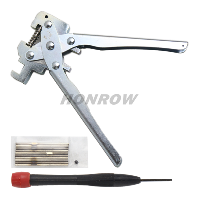 Folding key Split Pin Clamp Reusable Stainless Steel Auto Remote Car Key Disassembly Pliers Tool Remover Car Key Fixing Tool