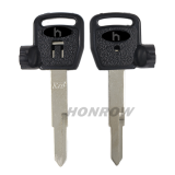 For KYMCO Motorcycle transponder key blank with right left blade