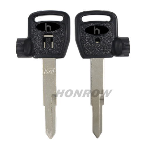 For KYMCO Motorcycle transponder key blank with right left blade