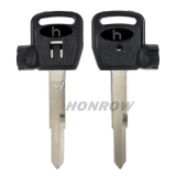 For KYMCO Motorcycle transponder key blank with right left blade