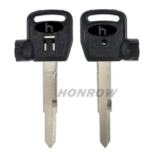 For KYMCO Motorcycle transponder key blank with right left blade