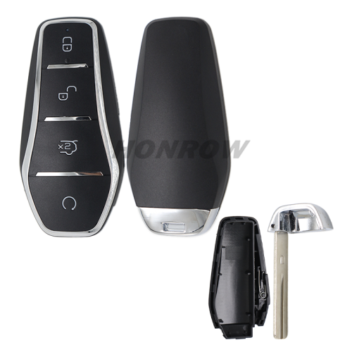 For BYD 4 button remote key shell
