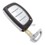 For Hyundai 3/4 button  remote key blank with battery clamp