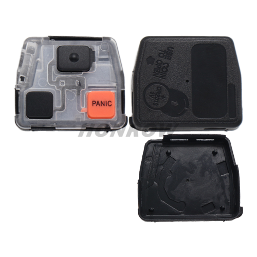 For Toy land cruiser prado 2+1 button remote shell