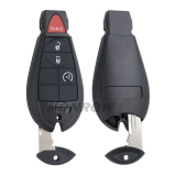 For Chrysler Aftermarket 3+1Button Keyless Go remote key 433mhz  PCF7945 chip IYZ-C01C FCCID:56046736AA