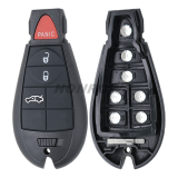 For Chrysler Aftermarket  3+1Button Keyless Go remote key 433mhz  PCF7945 chip IYZ-C01C FCCID:56046736AA