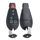 For Chrysler Aftermarket  5+1Button Keyless Go remote key 433mhz  PCF7945 chip IYZ-C01C FCCID: 68070394AJ