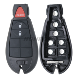 For Chrysler Aftermarket 2+1Button Keyless Go remote key 433mhz  PCF7945 chip PN 56046733AH IYZ-C01C FCCID:56046733AH