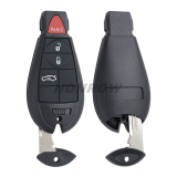 For Chrysler Aftermarket  3+1Button Keyless Go remote key 433mhz  PCF7945 chip IYZ-C01C FCCID:56046736AA