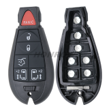 For Chrysler Aftermarket  5+1Button Keyless Go remote key 433mhz  PCF7945 chip IYZ-C01C FCCID: 68070394AJ