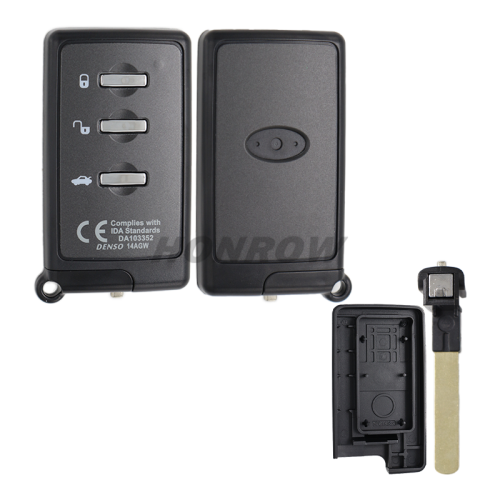 For Subaru 3 button remote key shell with blade
