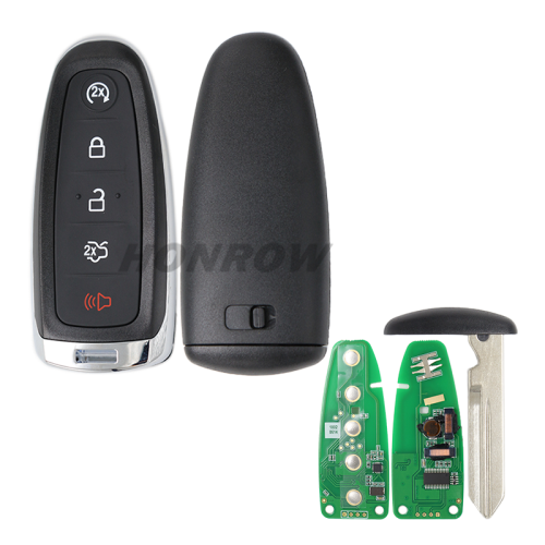 For Ford 5 button keyless remote key with PCF7953 AC1500 chip-315mhz ASK model FCCID:M3N5WY8609
