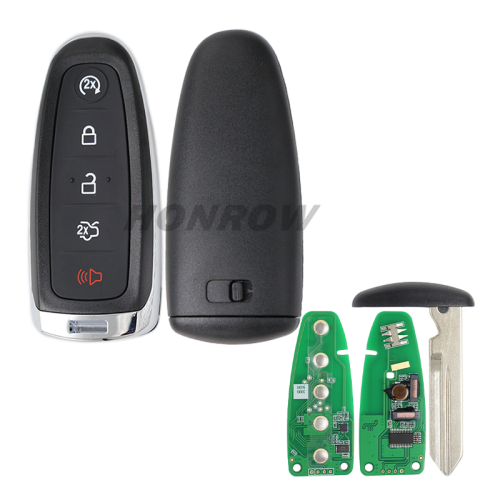 For Ford 5 button keyless remote key with PCF7953 AC1500 chip-434mhz ASK model FCCID:M3N5WY8609
