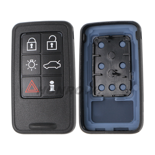 For Vol 6 button  remote key blank with one battery clamp