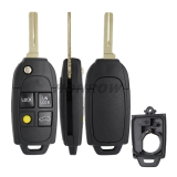 For Vol 3+1 button flip remote key shell