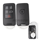 For Vol 5 button remote key shell with 2 parts battery clamp