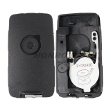 For Vol 5 button remote key shell with 2 parts battery clamp