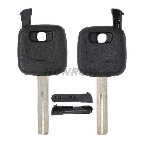 For Volvo transponder key blank Without Logo can put TPX long chip