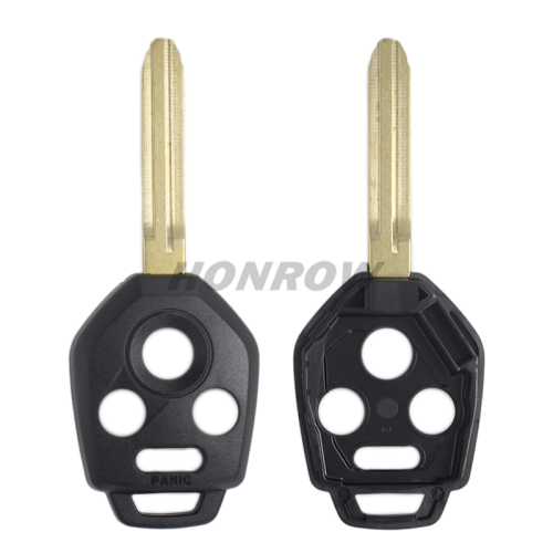 For Subaru 3 button remote Key Shell with TOY43 blade