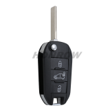 For Peugeot 3 button remote keys chip PCF 7941(TITAG2) 46 chip with HU83 blade 434MHZ HELLA 5FA010 353-20 CMIIT ID:2013DJ0113   9807343377 00