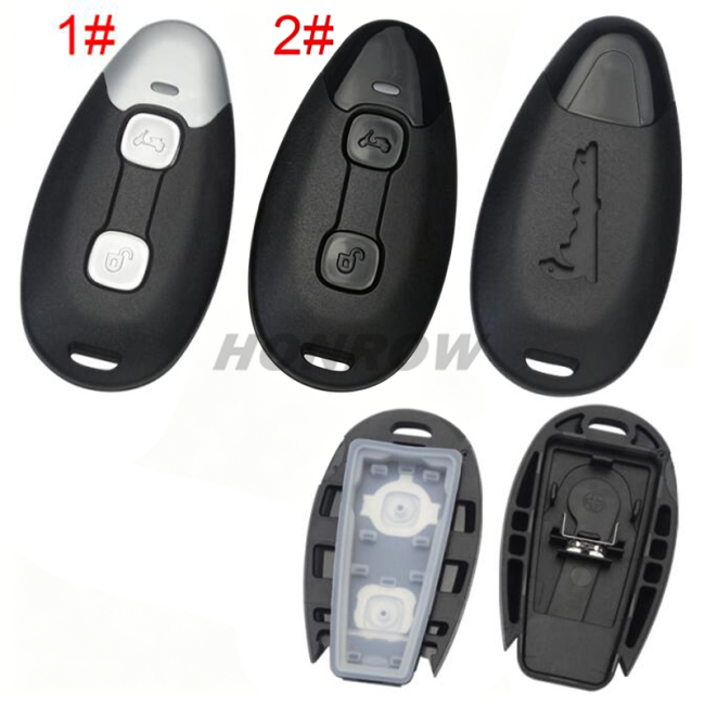 For Piaggio 2 button motorcycle key blank