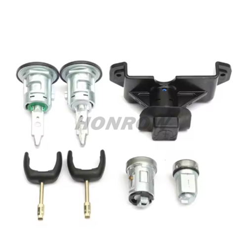 Complete Lock Set Door Lock Ignition Lock Cylinder Set 4874508 6C1AV22050XB For Ford Transit MK7 2006-2011