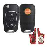 Xhorse Universal Remote Car Key XKHY22EN  3 Buttons for Hyundai VVDI Key Tool VVDI2 MINI Programmer English Version